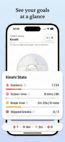 Kinshi |Screen Break Reminder Screenshot 2 of 5