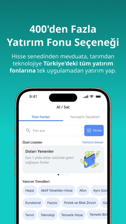 Yancep: Yatırım Fonu & Birikim screenshot-3