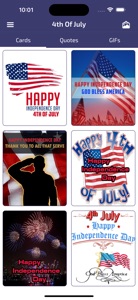 4th of July Wishes & Cards screenshot #1 for iPhone