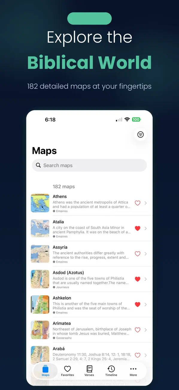 Screenshot #1 pour Atlas Biblico: Mapas y Guias