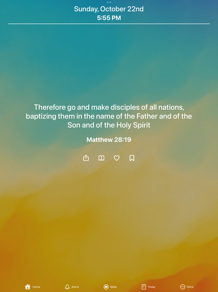 #2. Bible Hour: Daily Verse Alerts (iOS) โดย: Misio LLC