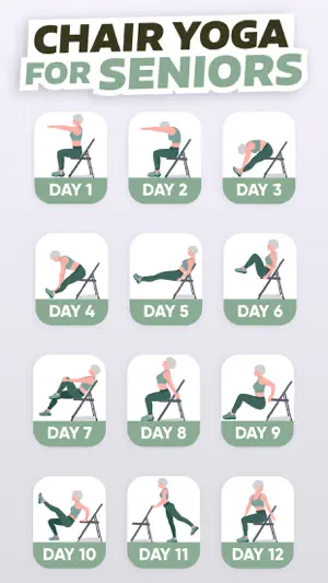 Chair Yoga for Seniors Workout screenshot 1