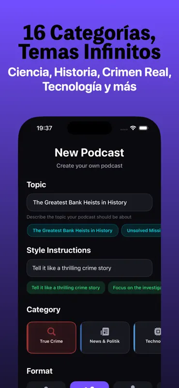 Podcastify: Create AI Podcasts screenshot 5 of 9
