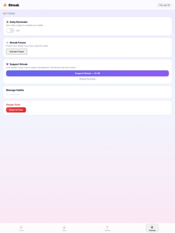 Streak - Gamified Habits