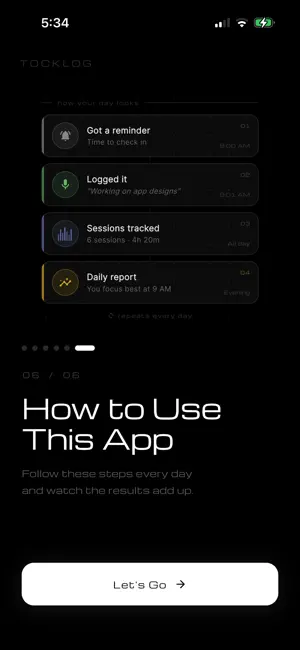 Tocklog screenshot 3