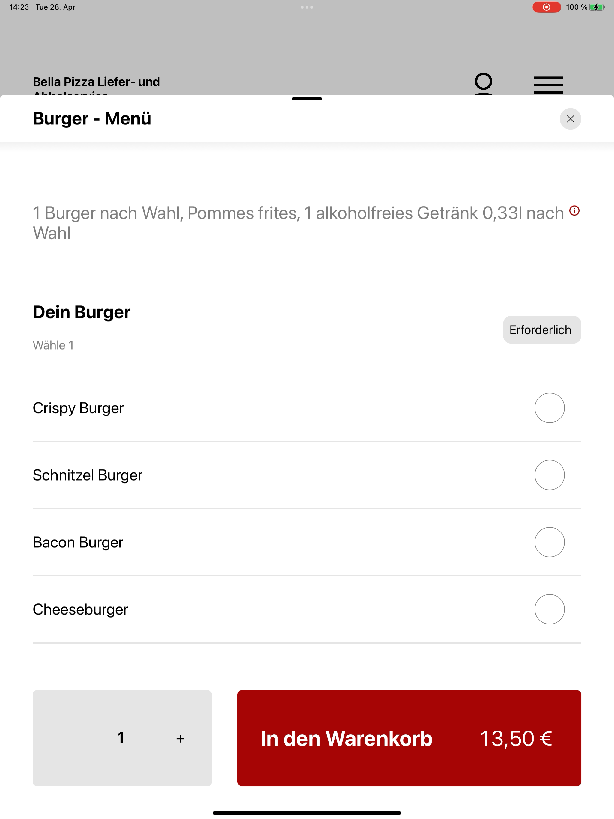 Bella Pizza Liefer screenshot 8