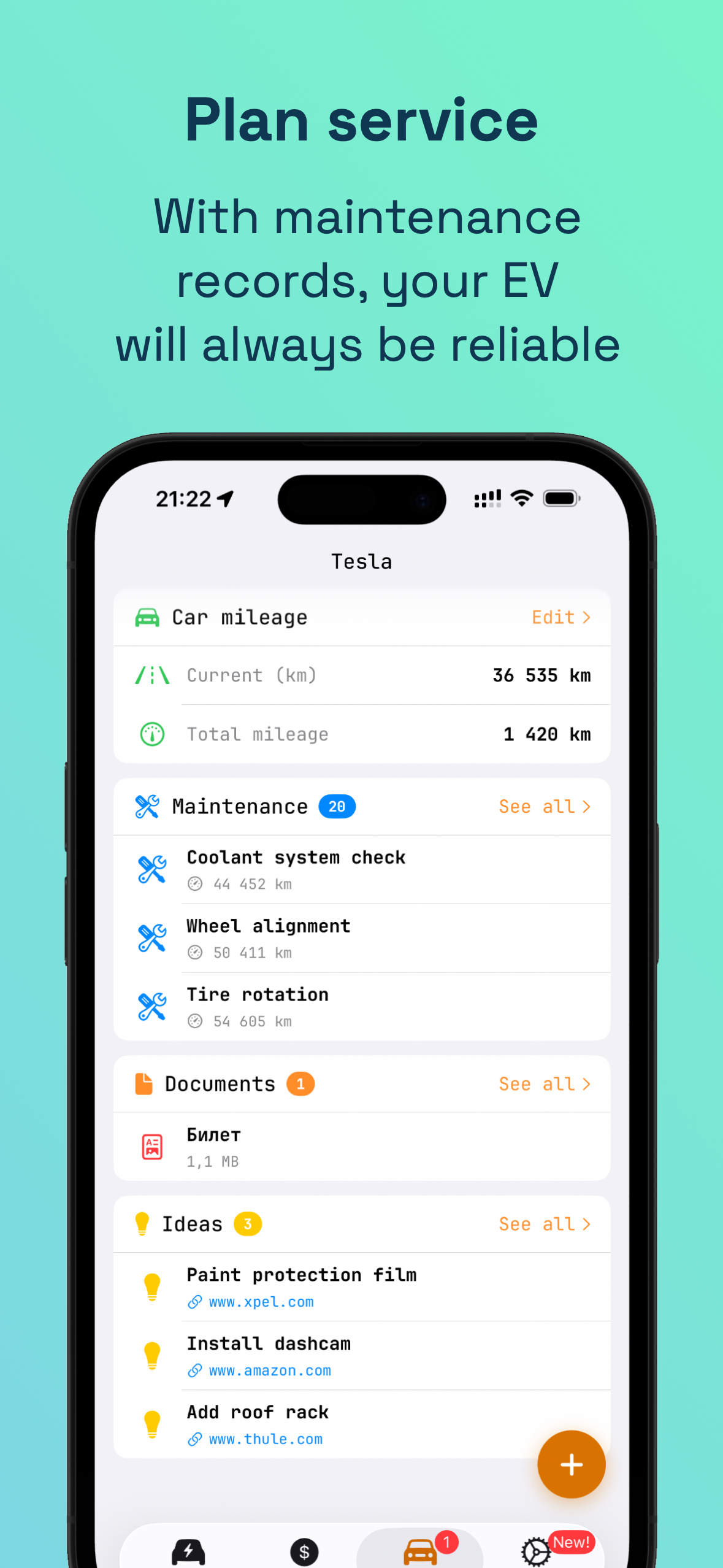 EV Charge Tracker