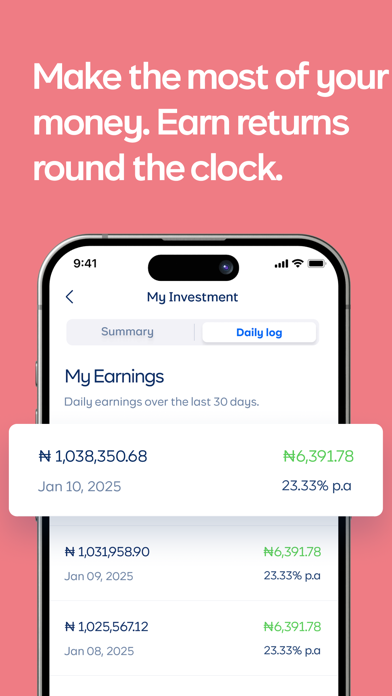 Cowrywise: Save & Invest Money Screenshot