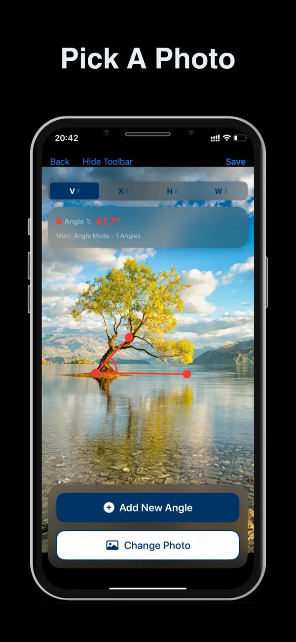 Screenshot #2 pour Angle Finder & Measure Bevel