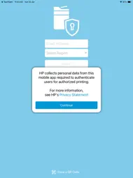HP JetAdvantage Secure Print ipad bilder 1