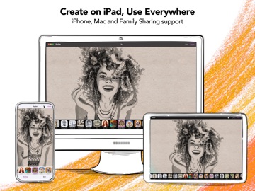 Turn Photo to Sketch: Graphite iPad screenshot