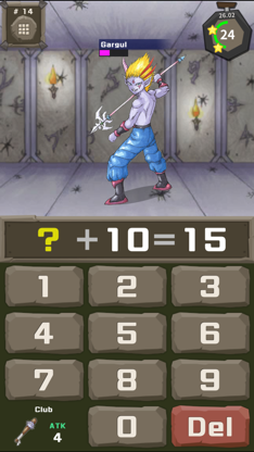 Monster Tower: Math Battle RPG screenshot 3