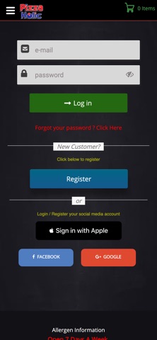 Pizza Holic Risca iPhone screenshot