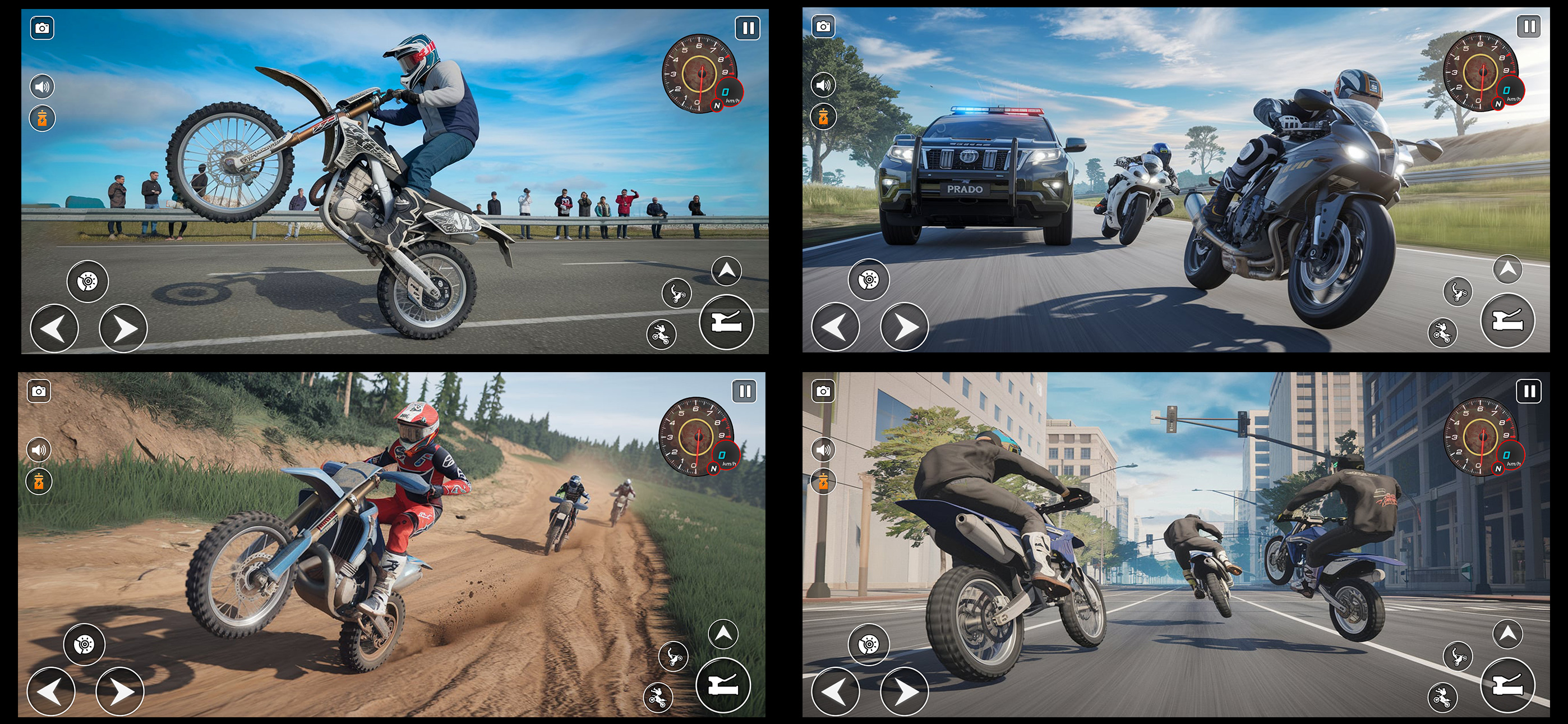 Moto Wheelie 3d - Offline Game
