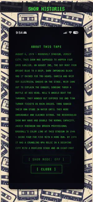XLIIs—Play Grateful Dead Tapes screenshot 3
