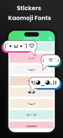 Text Fonts, Emojis & Symbols iPhone screenshot