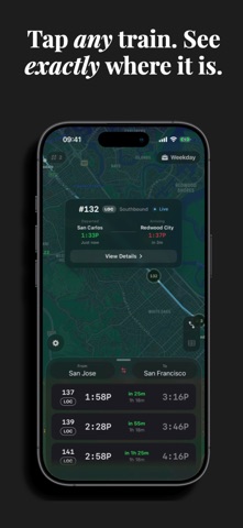 Caltrain Schedule & Tracker Screenshot 3 of 6