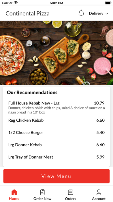 Continental Pizza Eccles Screenshot