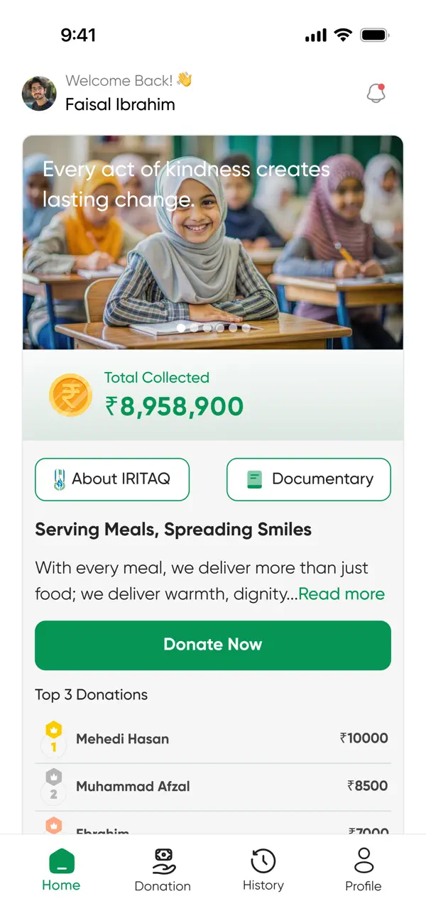 #2. Sadaqah (iOS) Ved: Freston Analytics Private Limited