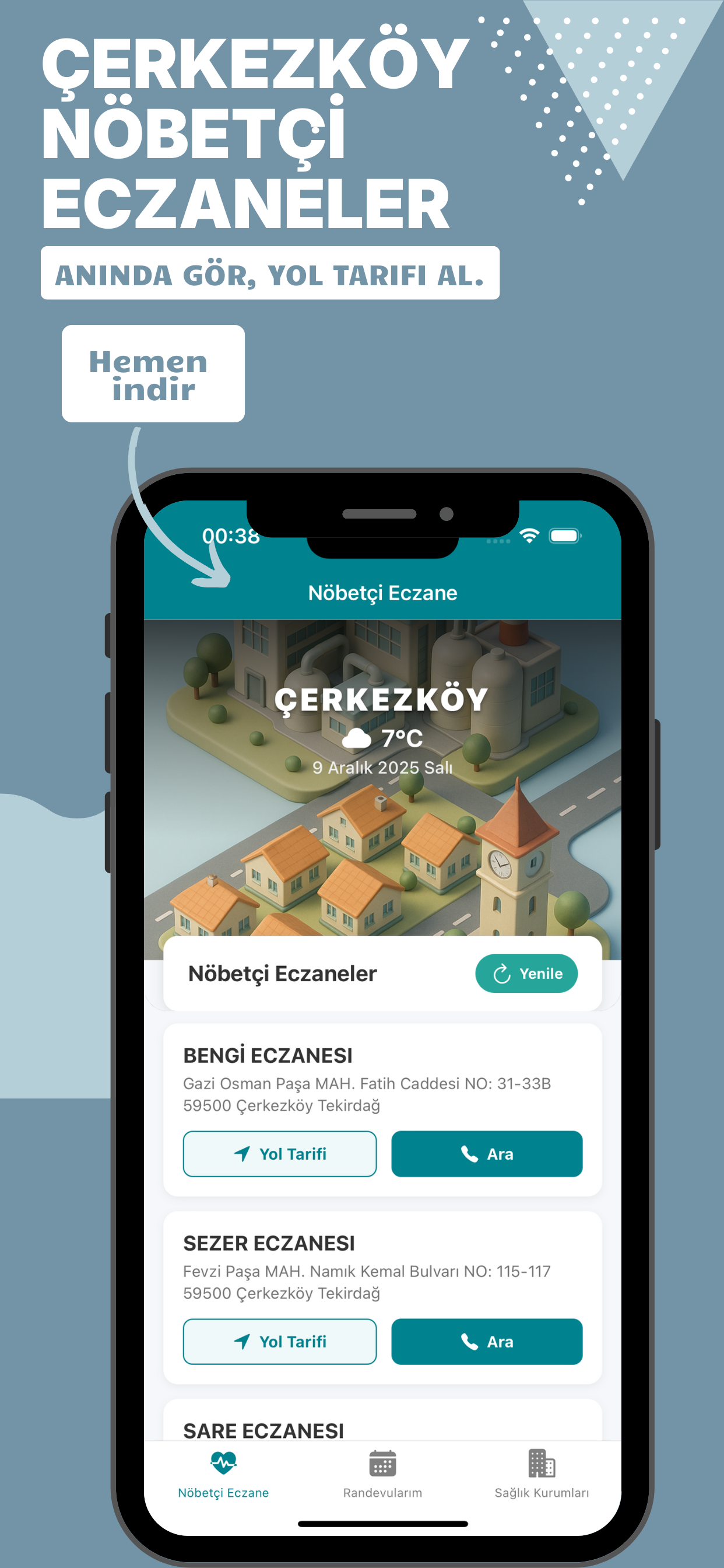 Çerkezköy Sağlık Rehberi screenshot 4