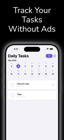 Daily Tasks: Simple & Minimal screenshot