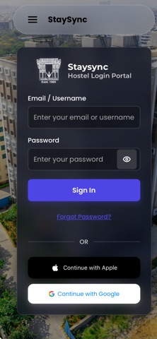 StaySync Hostels Screenshot 1 of 10