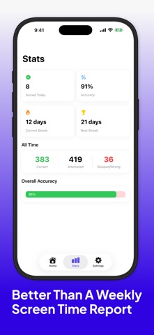 MathGate: App Blocker iPhone screenshot