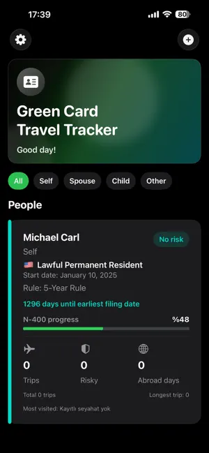 GC Travel Tracker screenshot 2