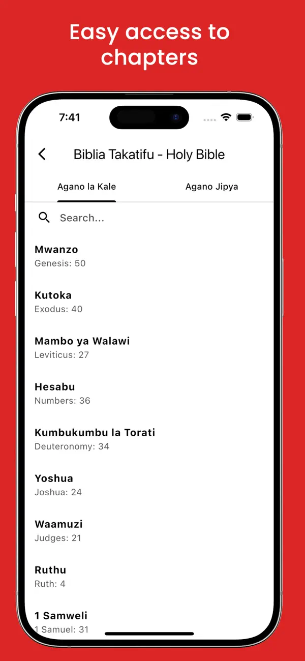 Screenshot #2 pour Biblia Takatifu App (Offline)