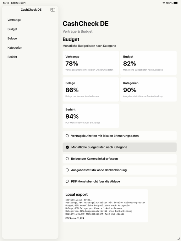 Screenshot #5 pour Budget - CashCheck DE