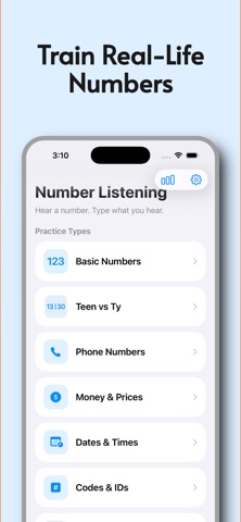 Number Listening: Hear & Type Screenshot 2 of 6
