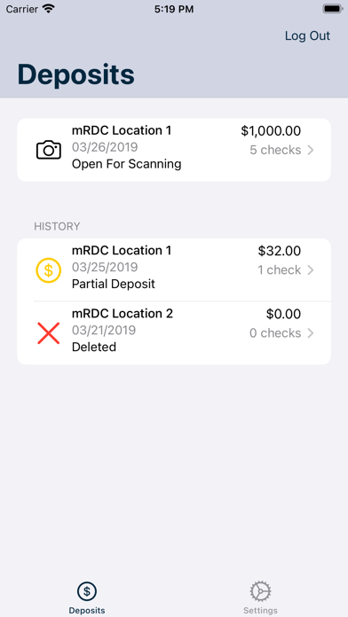 Jefferson Bank mRDC Screenshot