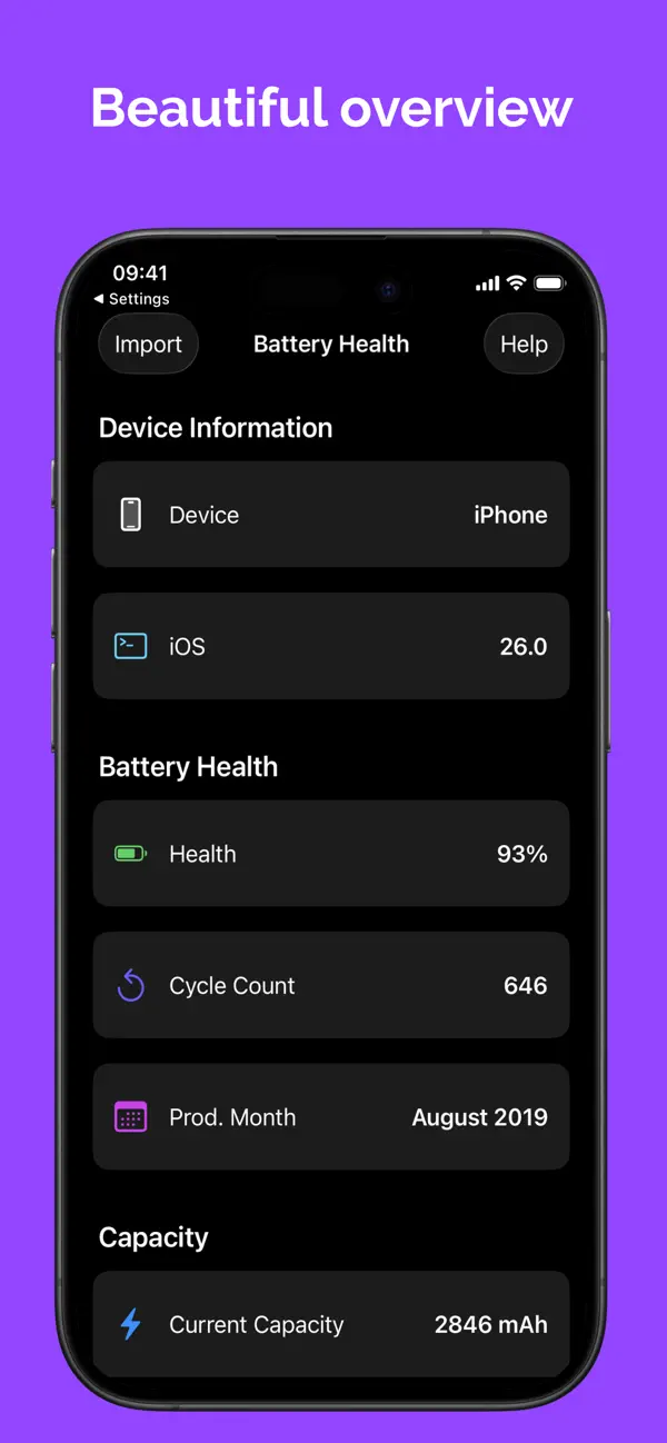 Screenshot #2 pour BAST: Battery Status