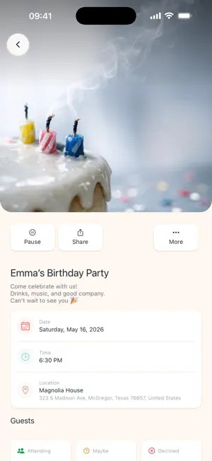 Gather: Modern Invitations screenshot 3