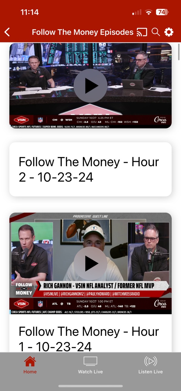 iPhone screenshot
