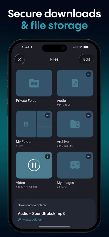 Screenshot 5 di 6 di Aloha Browser – Private VPN