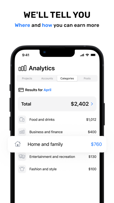 DRIM for Influencers Screenshot