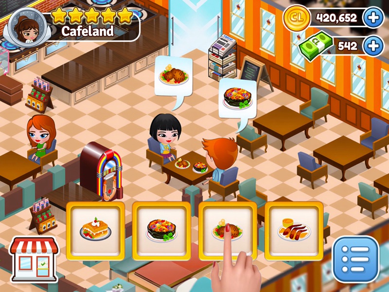 Cafeland: Juego de Restaurante screenshot 10