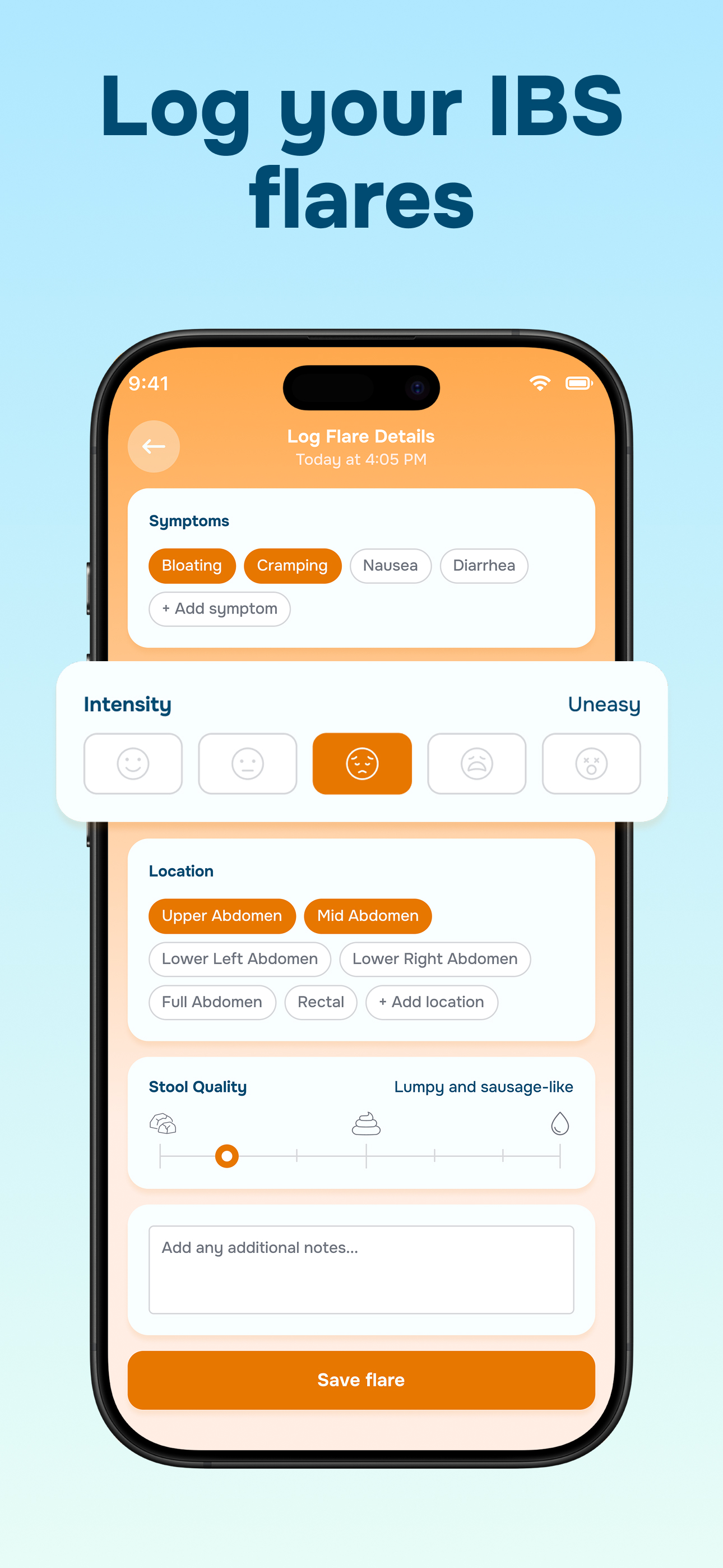 IBS Tracker: Food Diary Log screenshot 4