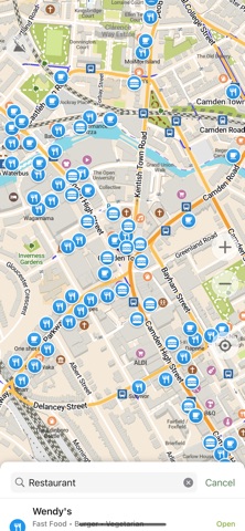 CoMaps iPhone screenshot 2