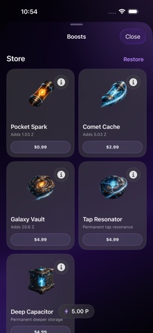 Energy Clicker: Idle Tapper iPhone screenshot