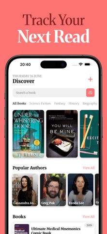 Book Tracker & Log - ReadList iPhone screenshot