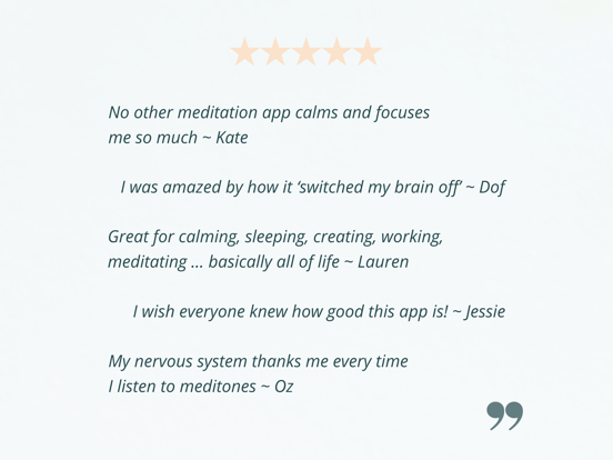 Restful: focus & sleep sounds iPad screenshot