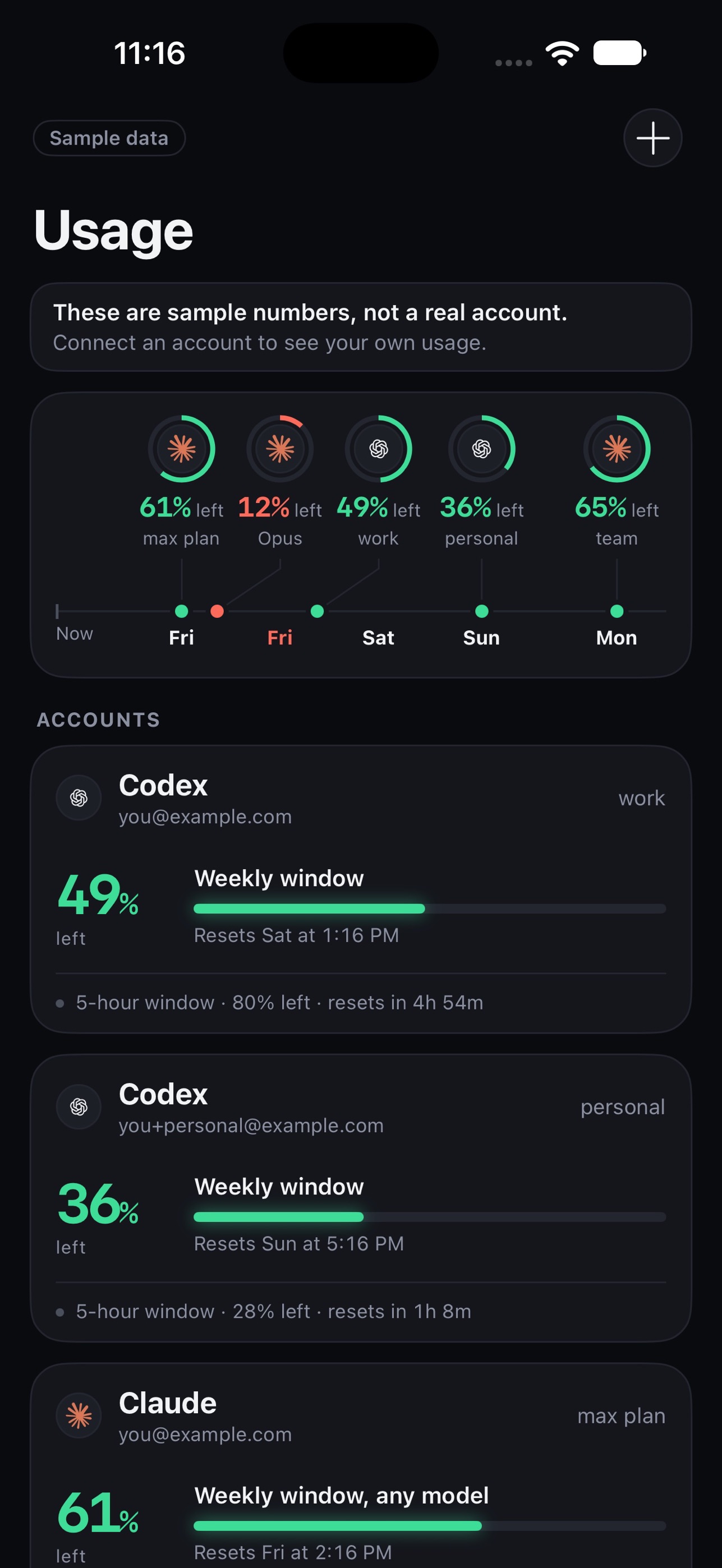 Screenshot 1 of TokenMaster: AI Usage