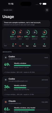 TokenMaster: AI Usage screenshot 1