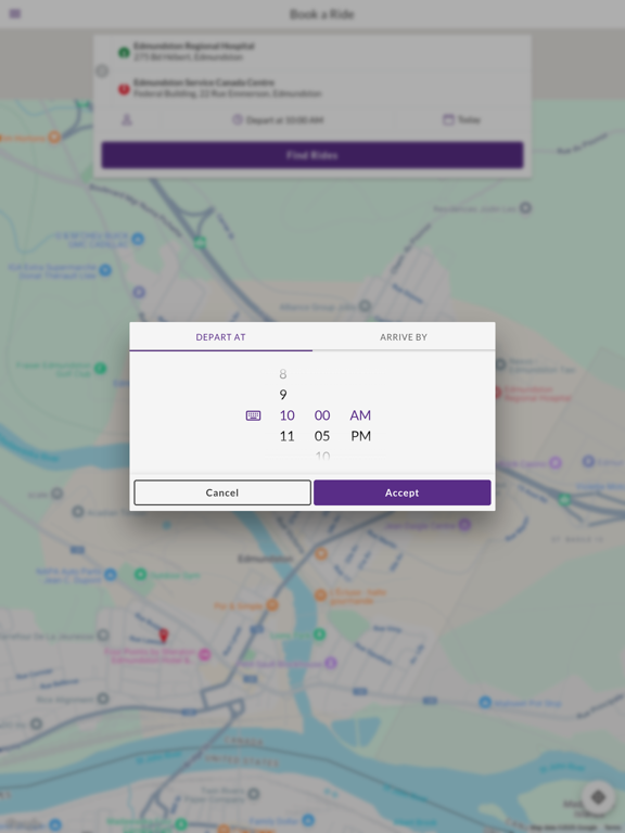 FlexGo Bus iPad screenshot 4 - Travel app