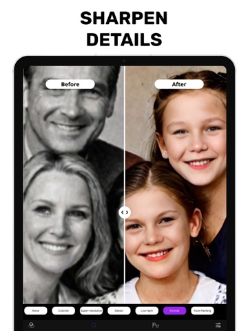 Photo Fixer & Restore: Goru AI iPad screenshot
