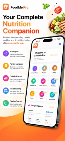 FoodMe Pro iPhone screenshot