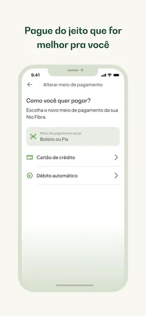 Nio: internet fibra iPhone screenshot 3