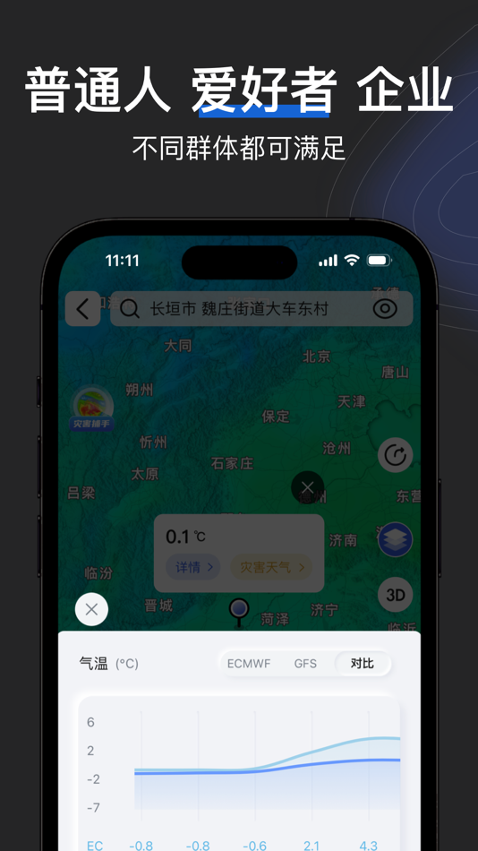 #5. 看天-精准实时天气预报 (iOS) 来自: 北京中科星图维天信线上科技有限公司